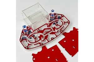 Große Größe 24 * 18cm Arylisches AMEISENNEST, Ameisenfarm, Ameisenlebensraum, FORMICARIUM MIT EINGEBAUTER Arena „PLATTFORM“ (RED)