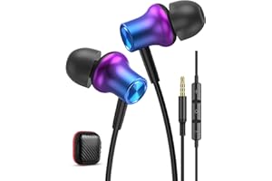 IMANGOO Écouteurs filaires magnétiques avec micro pour Samsung M13 A13 A52s A22 A23 A12 A32 S10 pour Galaxy A04s A03 M33 M23 S9 OPPO A54 A16S Oneplus Nord CE 2 Moto E20