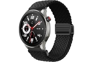 BIRDTOBR Armband Kompatibel mit Amazfit GTR 4/ GTR 3/ GTR 2/ GTR 47mm, 22mm Doppelmagnet Einstellbar Nylon Ersatzarmband, Schnell Trocknendes Breathable Sportarmband für GTR 4 Pro/GTR 3 Pro/GTR 2e