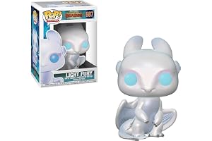 Funko POP! Movies: HTTYD3 - Light Fury - How to Train Your Dragon - Vinylfigur för samlare - Presentidé - Officiell merchandi