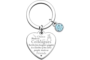 SMARGO Chance Made Us Colleagues Best Coworker BFF Gift Perfect For Work Bestie Friend Leaving or Going Away Present for Women