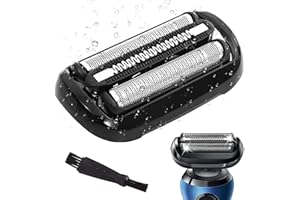 PELKDEX Scherkopf Kompatibilität mit Braun series 5, Rasierer Kompatibilität mit Braun Series 5 53B 6 Ersatzkopf, Zubehör Elektrorasierer mit Rasierer Reinigungsbürste Hsypti