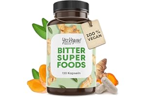 ‎YES VEGAN! Bitter Superfoods Variante (1 Dose (1x 120 Kapseln))