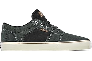 Etnies Barge LS – Classic Skate Look, Slim Vulcanized Silhoutte, Hefty Armored Collar, Reinforced Vulc, Cushioned Fit, Everyday Sneakers 2025