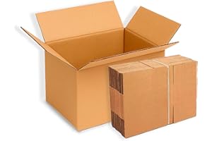 MARCPRINT Pack de 20 cajas carton ideal para envíos - almacenaje - mudanzas | Cajas de cartón medidas: 40x30x25 cm | cajas carton pequeñas canal simple reforzado. Modelo 7