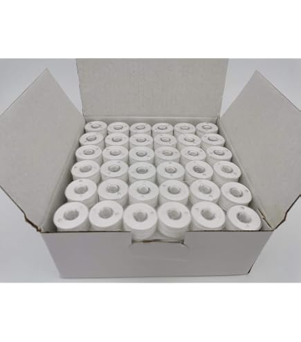 Aazon.co: Fil-Tech Agna-Glide Poly Classics Style Jubo 230yd Prewound Bobbins 100ct White (1