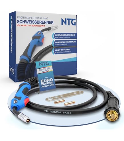 Brenner MB14 Schutzgas Schlauchpaket Euro MIG/MAG Welding Torch 4m