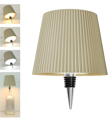 Lampe De Bouteille Amovible Et Amovible, Lampe De Table Led Avec Port