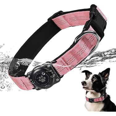 ZALER Wasserdichtes Hundehalsband – Verstellbar, Hypoallergen & Stinksicher | Für Große & Kleine Hunde, Größe L