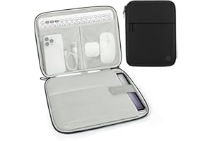 Dadanism 13 Housse Pochette Tablette Sac Protection Compatible avec iPad Pro 13" M4, iPad Air 13" M3 M2, iPad Pro 12,9", Galaxy Tab S10+ Plus/S9 FE+/S9+ Plus 12,4", Remarkable Paper Pro 11,8",Noir