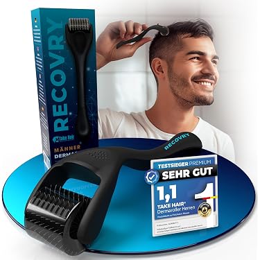 Professioneller Derma Stamp – Einstellbar 0-2,0 Mm, 120 Nadeln, Für Haut & Haarwachstum, BIO120