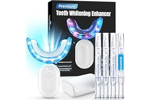 TeethBliss Kit Blanqueador Dental blanqueamiento dental: TeethBliss blanqueador dental LED 16X - 3 Geles Blanqueadores, blanqueamiento dental en casa Rápido y Eficaz, Elimina Manchas Profundas