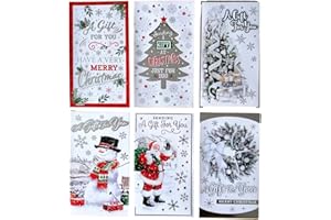 Kingporium 12 Assorted Traditional Christmas Money Envelopes Gift Card Voucher Wallet