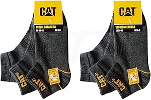 Caterpillar 6 par skarpet do sneakersów roboczych, 6 par skarpet roboczych, w rozmiarze 39-50