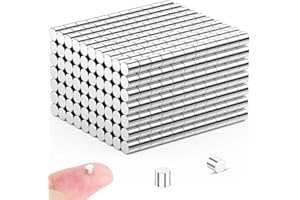 FINDMAG 50 mini magneti da 3 mm x 3 mm, forti magneti per lavagnetta magnetica, piccoli magneti per frigorifero, lavagna bianca, calamite per frigorifero, per artigianato, casa, ufficio, foto, porta, carta