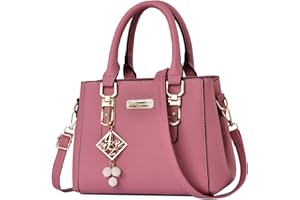 FUFUDDK Sac à Main Femme PU Simili Cuir Femme Cabas Pour Travail Elégant Classique Chic Vintage Dame Bandoulière Amovible Compartiment Zippé Porte Monnaie Et Sac à Main Top Grip Sac à BandoulièRe