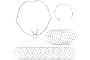 Roosea 30 Pcs MR16 Lamp Retaining Spring Clip Ring Diameter 50mm Retaining Spring Clasp Clips for Most LED Spot Light Recessed Downlights Halogen Bulb,ect