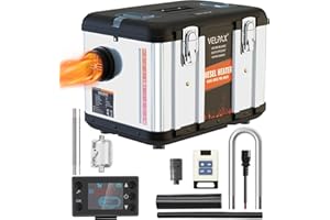 VELPAX Calefacción de estacionamiento diésel de 12 V, 8 kW, calefacción de estacionamiento, 0,18-0,48 l/h, calefacción diésel con pantalla LCD y mando a distancia, para autobuses, camiones