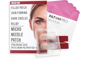 ‎PATCH PRO PATCH PRO MICRO NEEDLE PATCH 8 stk, Hyaluronsäure Falten Patches, Microneedle Anti-Falten patch gegen Feine Linien, Augenfalten, Stirnfalten, Zornefalten durch Faltenfüller pflaster