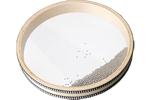 Bqlzr, tamburo naturale da 25,4 cm, suono marino, strumento musicale a percussione per