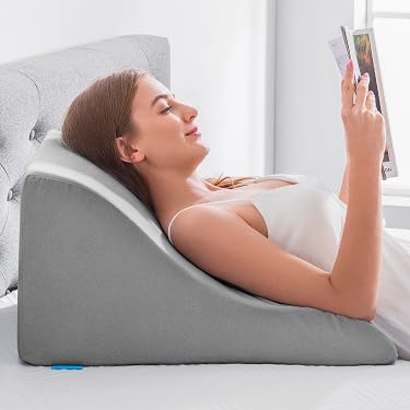 Coussin de soutien dorsal pour s'asseoir dans le lit, coussin de lecture, coussin cale avec rouleau pour le cou, coussin de chaise de lit avec accoudoirs pour adultes, coussin de lecture et