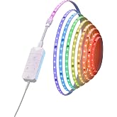 Nanoleaf Matter Essentials HD Işık Şeridi, 5m Adreslenebilir RGBIC LED Şerit &ndash; Akıllı, Wi-Fi ve Bluetooth &Uuml;zerinden Matter De