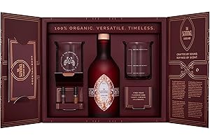 ‎THE ILLUSIONIST DISTILLERY The Illusionist Distillery Sentinel Artefakt Geschenkset | The Sentinel Scented Rum | Premium Geschenkset mit 2 Bechergläser & Cocktailbuch | 100% BIO | PX Sherry | 41% vol. | 500ml Einzelflasche