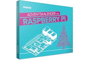 FRANZIS 55103 - Raspberry Pi Adventskalender, in 24 Tagen eine Weihnachtskrippe bauen und programmieren, inkl. 52-seitigem Handbuch, ohne Löten