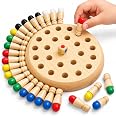 Toy Imagine Wooden Color Memory Chess Game for Kids Age 3+ | Wooden Memory Match Stick Chess Board Game | Brain Puzzle Toy fo