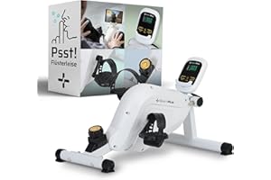 ‎SPORTPLUS SportPlus Beintrainer für zuhause & Büro, Mini-Heimtrainer mit Magnet-Bremse & 8 Widerstands-Stufen, mit Trainingscomputer, extra breite Pedale, App kompatibel | Heimtrainer Fahrrad | Minibike