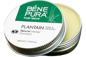 ‎BENE PURA TRUST NATURE BenePura Wegerich Salbe, Natürliche Salbe gegen Juckreiz, Hautausschläge und Mückenstiche, 40 ml