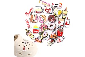 TRITMI 23 Pezzi Accessori per Crocs Ciondoli per Scarpe, Crocs Accessori Per Adolescenti DIY Ornaments Decorazioni per Sandali Zoccoli Braccialetti per Bambini Adulti, Crocs Charm per Scarpe