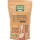 NaturGreen - Keto Pizza Mix, 400g, Coconut Flour and Almond Pizza Base, Low Carb, Gluten Free Ingredients, Lactose Free, Vega