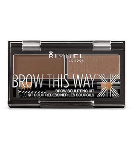 Kit Duo Pour Sourcils Max Factor - Poudre Compacte Et Tampon, Effet Naturel, Teinte Brun