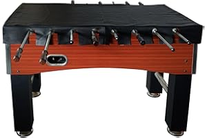 Hathaway Funda de mesa de futbolín de 142 cm, color negro