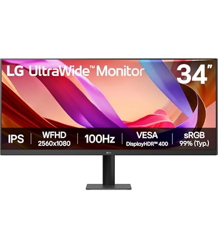 LG Monitor Ergo 34WN780-B 34WN780B 34
