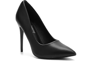 hingswink Womens High Heels 4 Inch Closed Pointed Toe Pumps Stiletto Heels for Women Dress Sexy Wedding Pumps