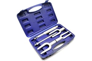 AB TOOLS-US PRO Ball Joint Splitter / Tie Rod End Remover / Pitman Arm Kit 5pcs By BERGEN AT809