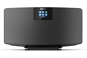 Philips Audio DAB plus M2805/10 Internet Radio (Also/FM, Wi-Fi, Multi-Pairing Bluetooth, Spotify Connect, Alarm Function, Ste