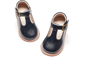 Kiderence Toddler Little Girls Mary Jane Dress Shoes School Oxford for Girls Flats