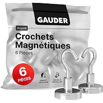Lot De 70 Aimants Puissants - 18 Mm X 5 Mm - Noirs - Pour Frigo, Tableau Magnétique, Bureau - Résistants à La Corrosion - 7