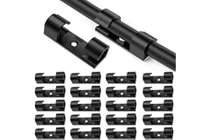 SUKUDON Haczyki samoprzylepne, 20-częściowe, samoprzylepne klipsy do kabli, uchwyt do prowadzenia kabli, elektryczny organizer do kabli z tworzywa sztucznego, klips do mocowania kabli, czarny