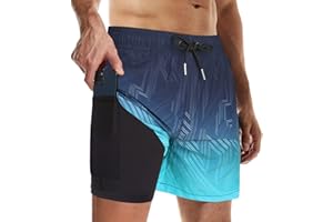 Wantonfy Bañadores para Hombre Pantalones Cortos Playa de los Hombres Secado Rápido Bañador