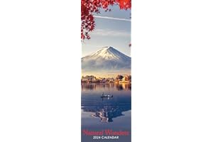 ROCHLI 2024 Natural Wonders Slim Hanging Wall Calendar. No Plastic. Photography, Nature, World, Earth, Inspirational, Motivational, Planner, Organiser, Home, Family, Schedule, Agenda, Gift