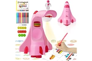 Aolieh Proiettore per Disegnare Toy, Tavolo da Disegno per Bambini, Tavolo da Disegno con Proiettore Intelligente, Giocattolo Educativo Rimovibile per Bambini, Ragazzi e Ragazze