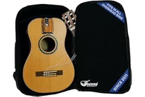 Journey Instruments Solid Cedar Classical Travel Guitar – OC520 Traveling Acoustic-Electric Guitar with Collapsible Patented System – Portable Backpack Case (Overhead)