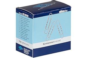 WEDO Graffette ondulate, 50 mm, confezione da 100 pezzi, zincate