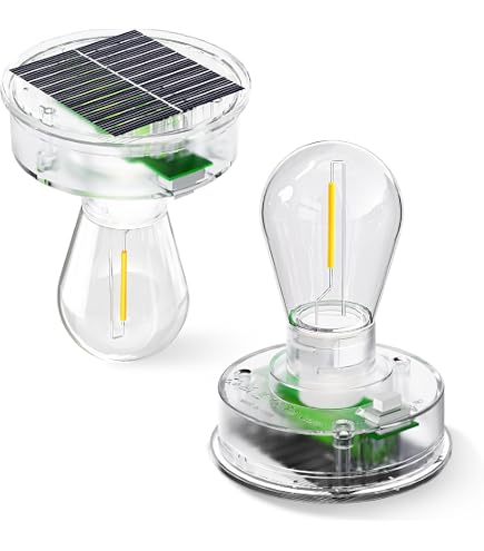 Kit Ricambio Per Lampada Solare Da Giardino – 2/4 Pannelli Con LED E Batteria AA Inclusa