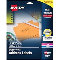 glossy laser labels