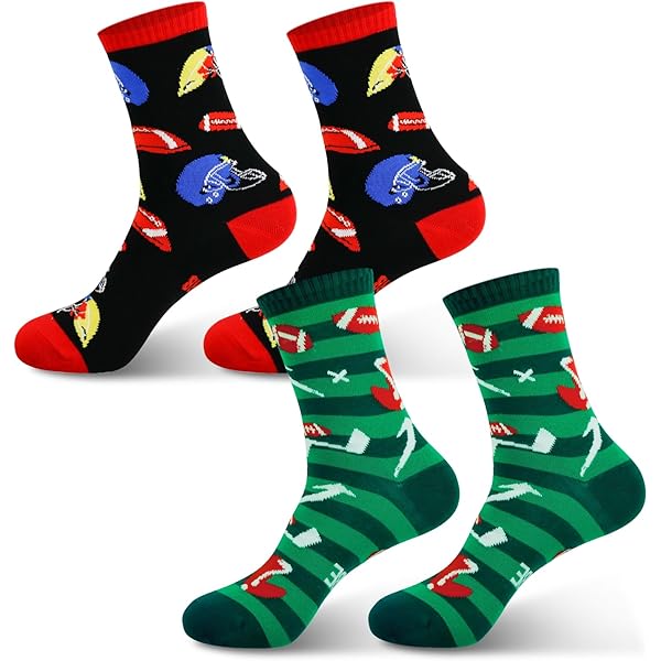 40YARDS American Football Icons Sokken - Unisex voor mannen, vrouwen en kinderen, één maat (eenheidsmaat: 37 - 46), Meerkleurig, One size